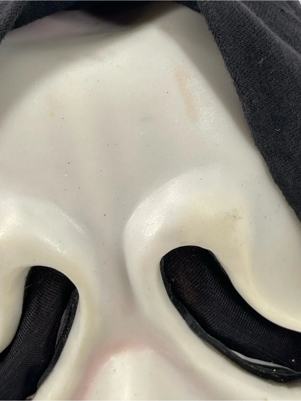 Vintage Scream Ghostface Mask Easter Unlimited MK Cotton Shroud Green Glow